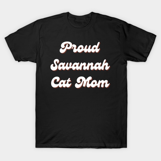 Savannah Cat Savannah Cat Kitten Retro T-Shirt by CityTeeDesigns